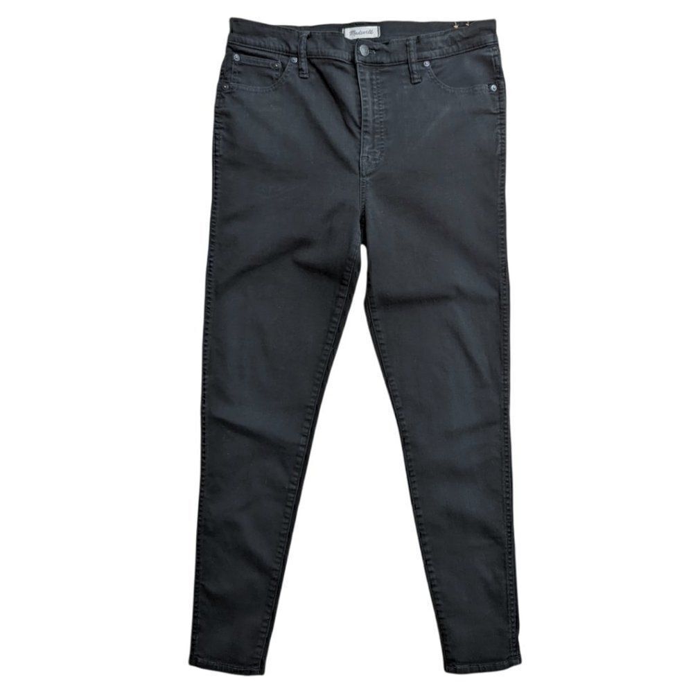 Madewell Women High Rise Skinny 5 Pocket Style Black Jean, Size 32T, Style F9227